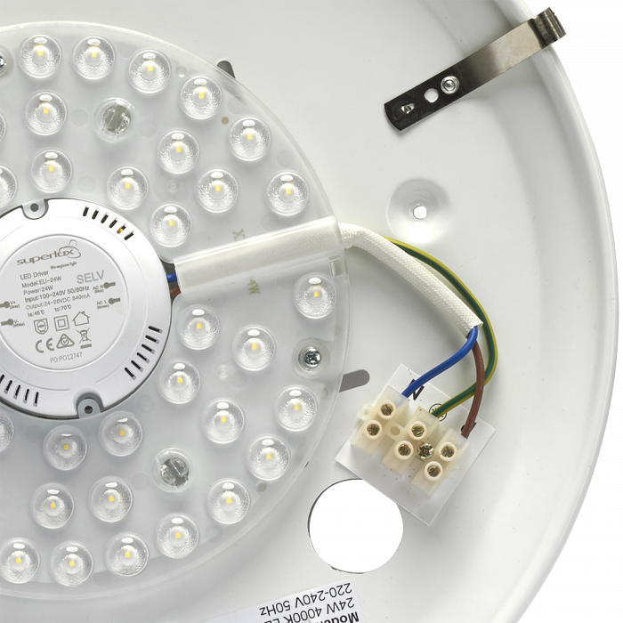 720 LED24 Ceiling Light Close Up View Web Rez