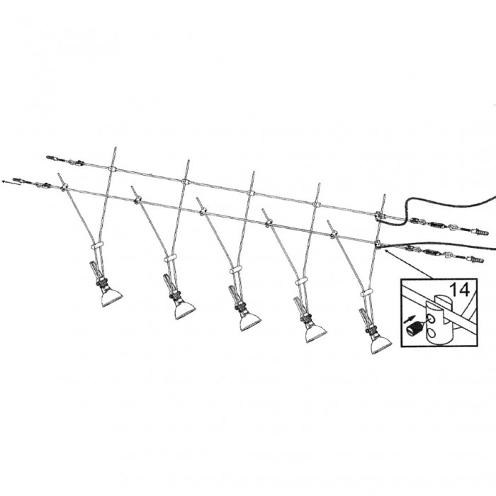 Chopstick Rope Light Kitset 5 Heads Graphic Web Rez