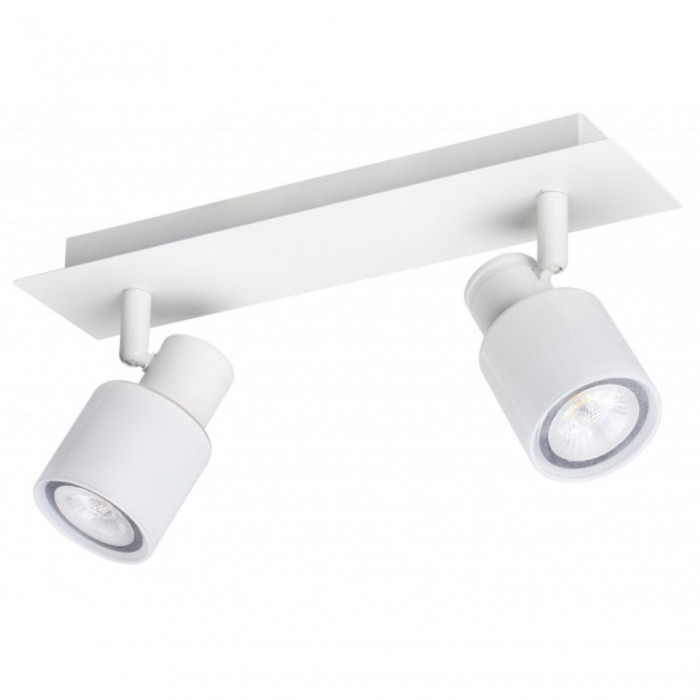 Kade GU10 Double Bar Spotlight in White