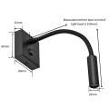 Kiyo wall light measurements diagram black