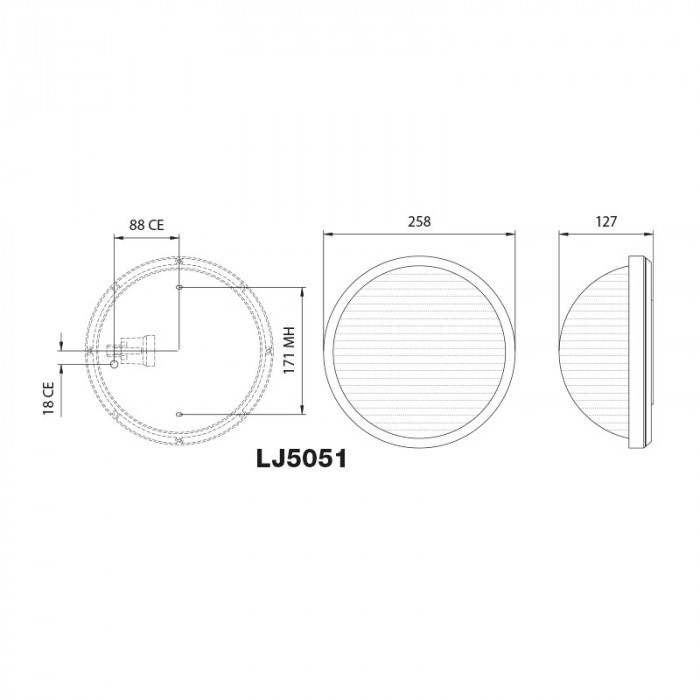 LJ5051 round Series line diagram2