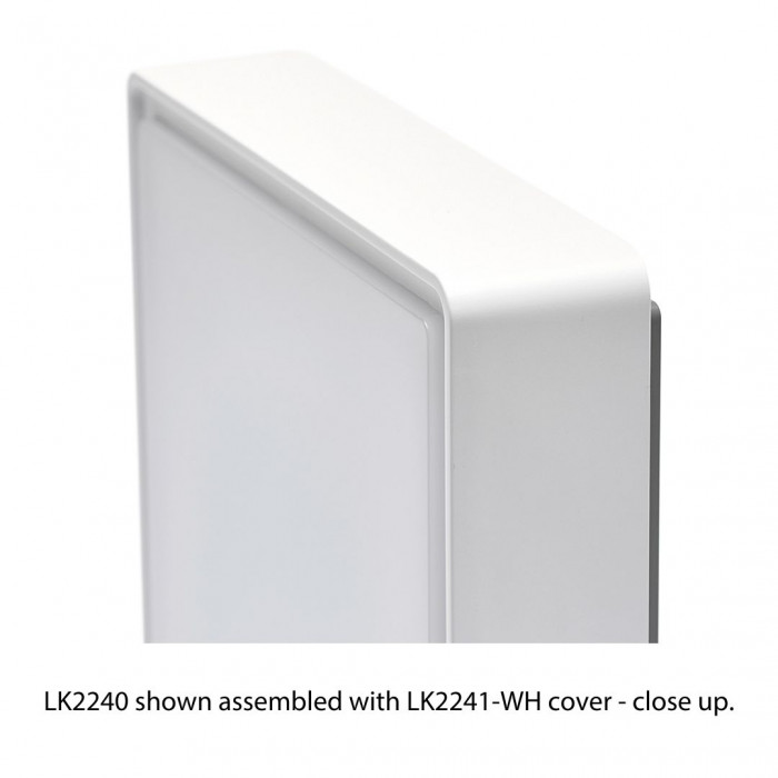 LK2240 shown assembled with LK2241 WH cover close up with text