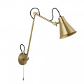LSW Flux Wall Light in Brass Full Show Hi Rez