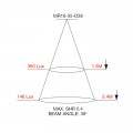 MR16 35 D38 Cone Diagram