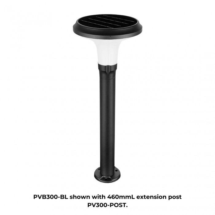 PVB300 BL shown with 460mmL extension post PV300 POST Web Rez