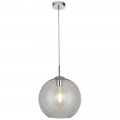 QH1632 CL Midi Globe Pendant Light in Clear Glass Full Shot Web Rez