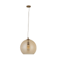 QH1635 AM Maxi Globe Pendant Light in Amber Web Rez