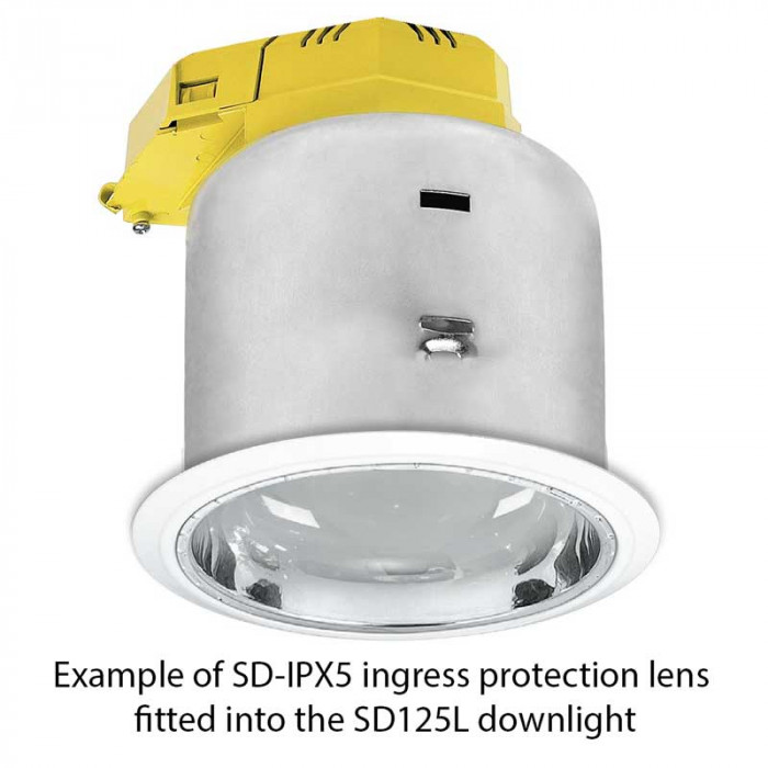 SD IPX5 lens example insatalled in downlight2