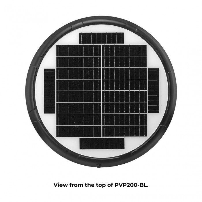 View from the top of PVP200 BL with text Web Rez