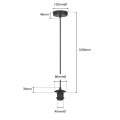 dimension diagram for CGH 1P BL