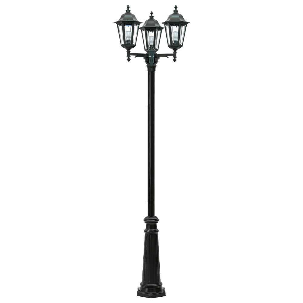 3 Light Classic Outdoor Post Lantern | Alpha Lighting